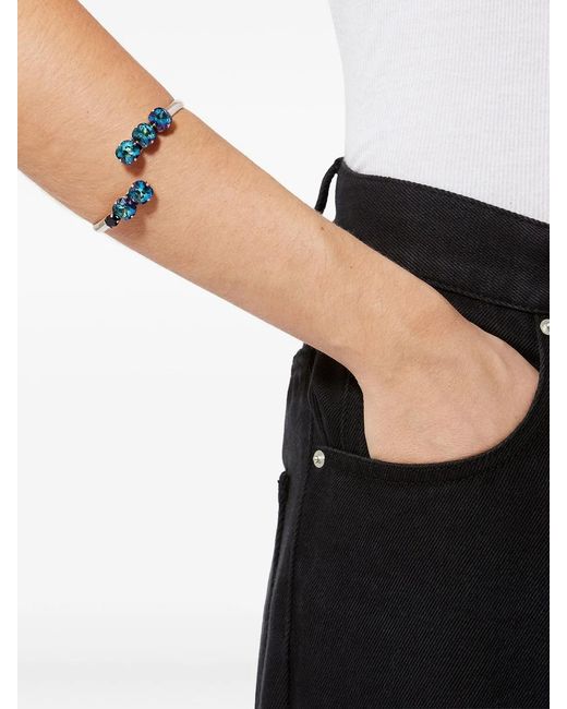 Isabel Marant Blue Brass Glass Bracelet for men