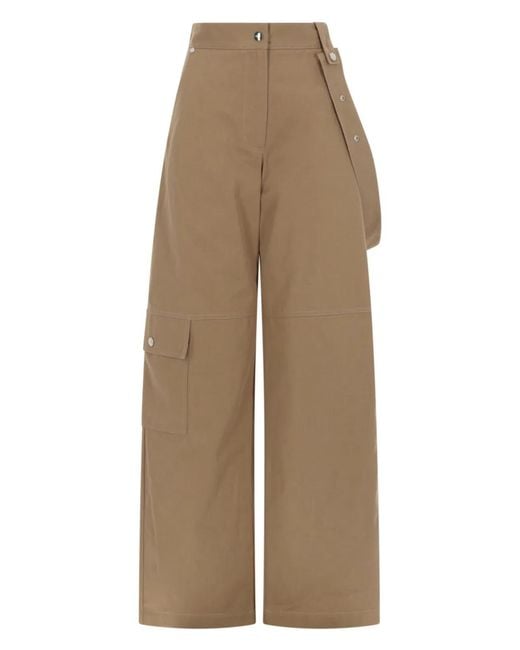 MSGM Natural Pantalone Dritto