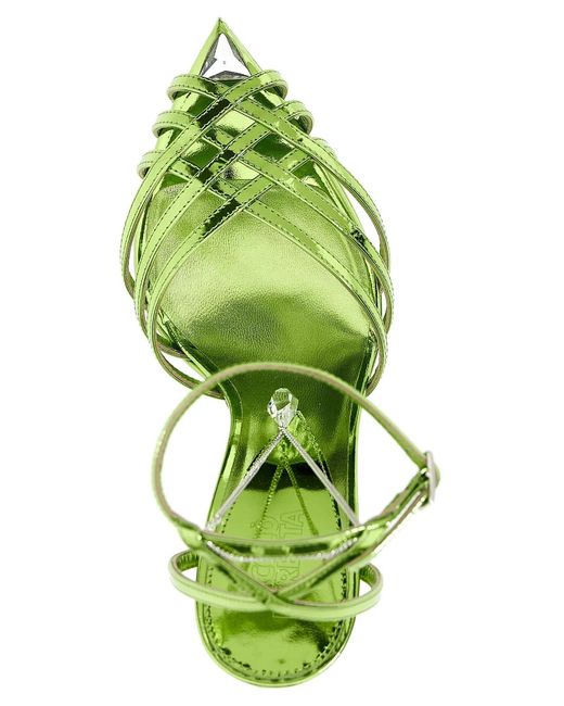 Nicolo' Beretta Green 'Heidi' Sandals