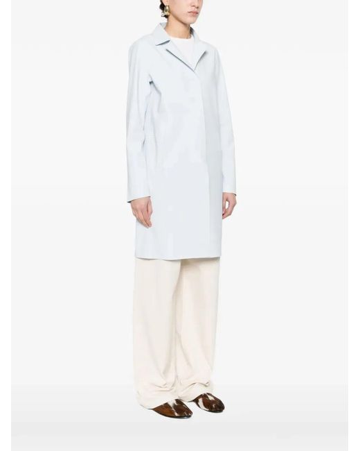 Herno White Light Polyamide Coat