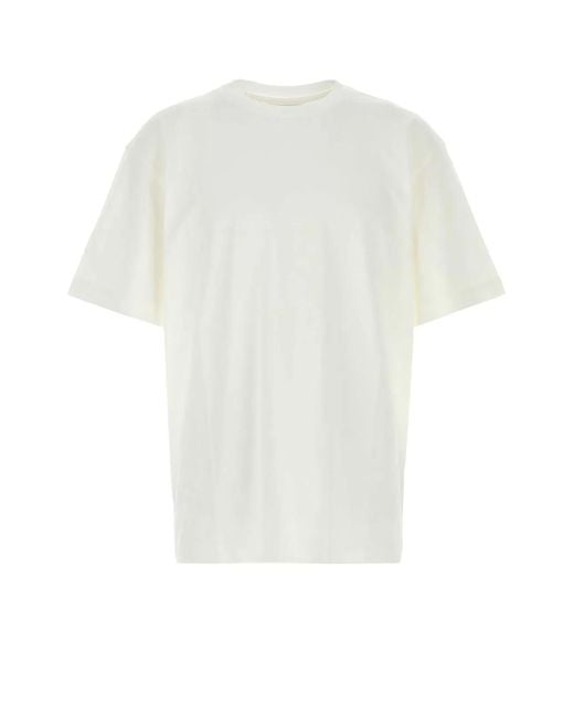 Bottega Veneta White Cotton T-Shirt for men