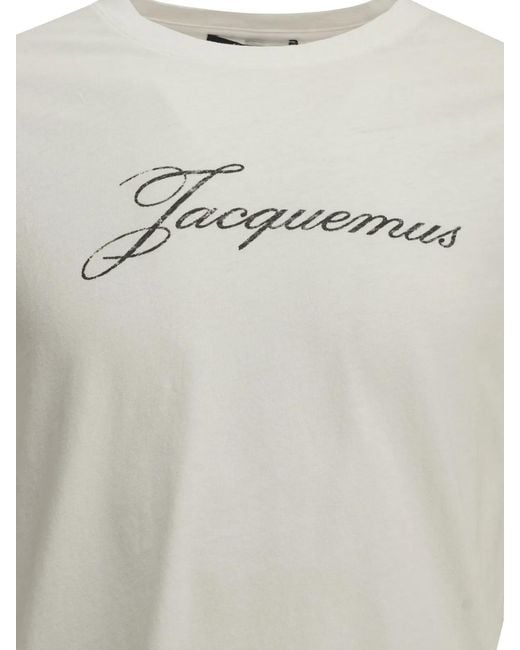 Jacquemus White Crew-Neck T-Shirt
