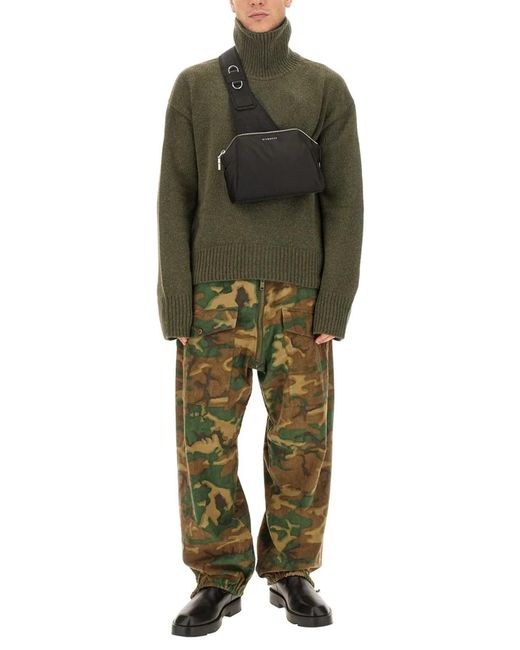 Givenchy Green Camouflage Pants for men