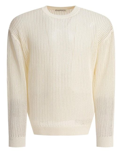 Nonnative White Linen Knitwear for men