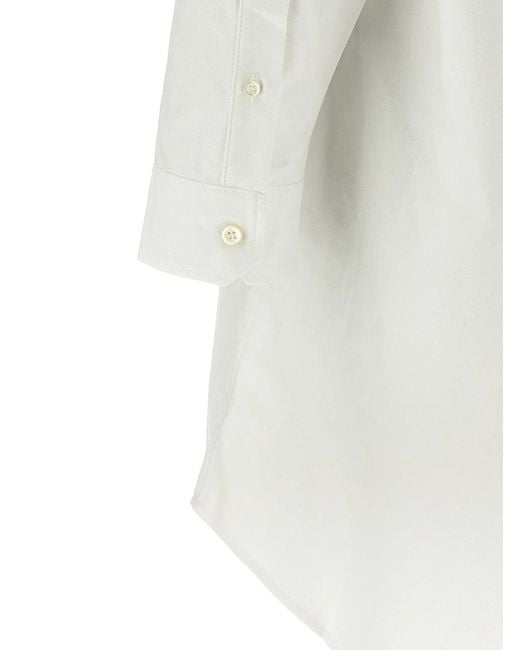 Y. Project White Chemisier Dress