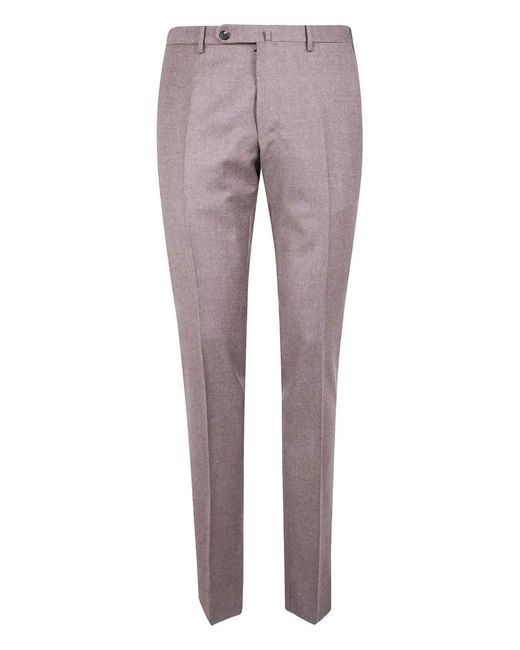 Incotex Gray "Chino Slim Fit" Trousers for men