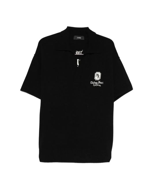 Amiri Black Ma Chateau Skater Polo for men