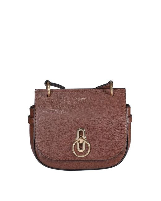 Mulberry Purple Calfskin Leather Crossbody Bag