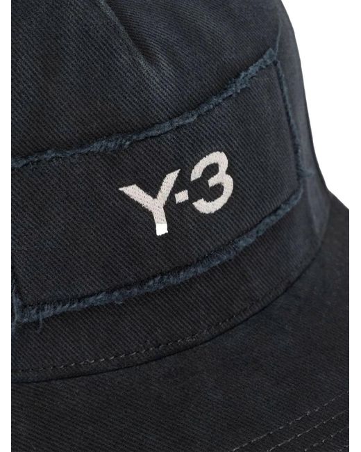 Y-3 Black Race Baseball Cap for men