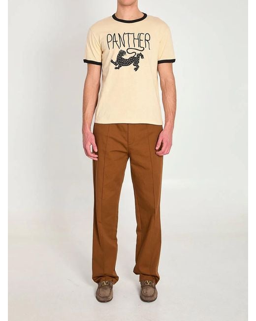 Valentino Garavani Natural Cotton Jersey T-Shirt for men