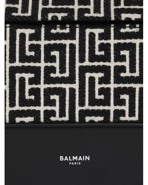 Balmain Black 1945 City Backpack-Mon for men
