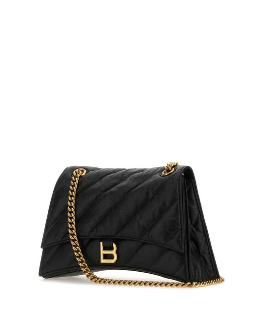 Balenciaga Black Crush Chain Bag M
