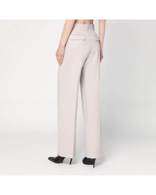 Victoria Beckham Pink Pumice-Coloured Trousers