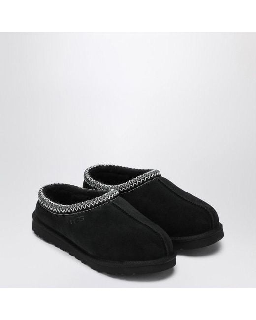 Ugg Black Tasman Eather Slipons for men