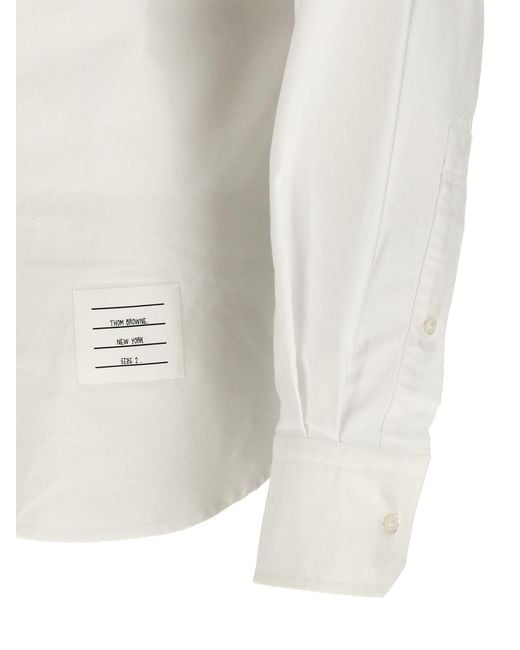 Thom Browne White '4Bar' Shirt for men