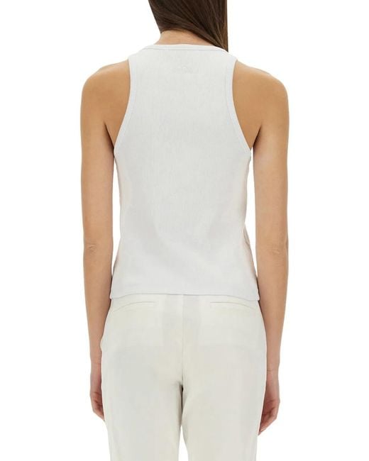 MSGM White Cotton Tops