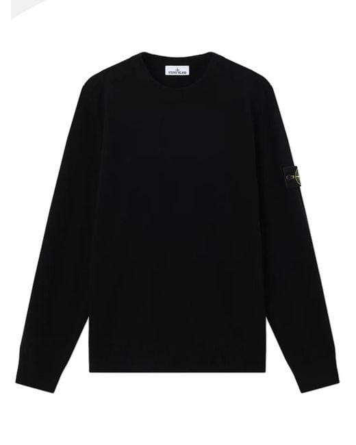 Stone Island Black Sweater Rws for men