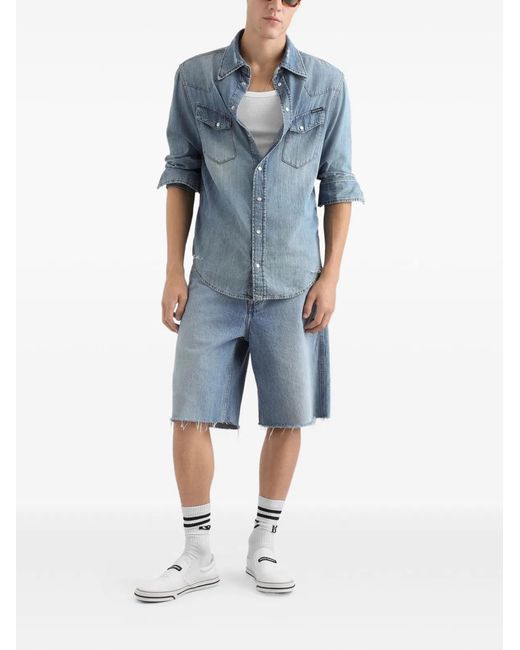 Dolce & Gabbana Blue Dolce & Gabbana Denim Shorts for men
