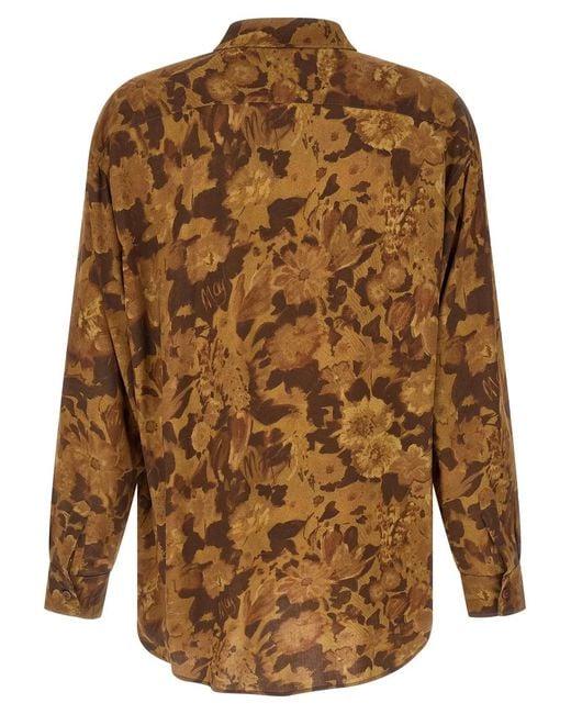 Magliano Brown 'Dried Flower' Shirt for men