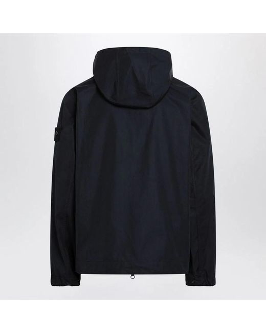 Stone Island Black Cotton Zipup Jacket for men