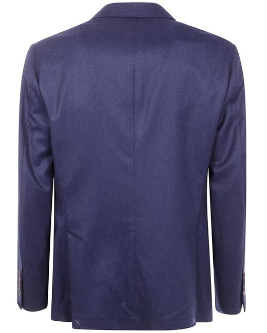 Brunello Cucinelli Blue Classic Suit for men