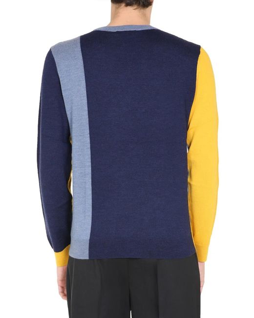 J.W. Anderson Blue Crew Neck Sweater for men