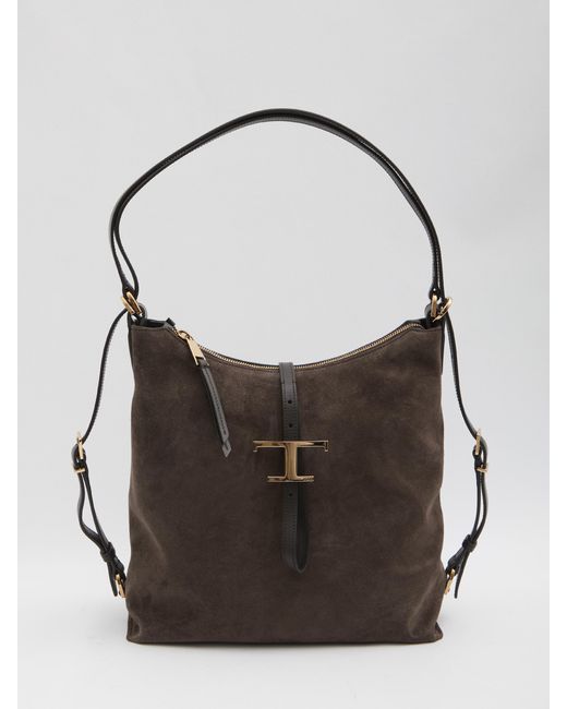 Tod's Black Tods T Timeless Convertible Bag