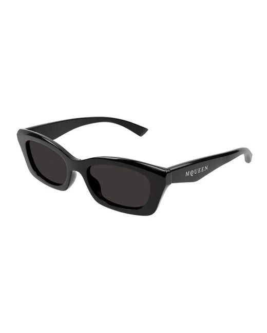 McQueen Black Injectate Sunglasses