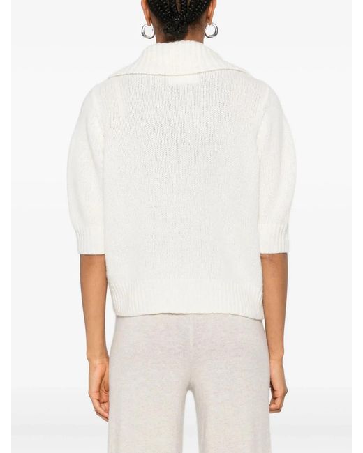 Lisa Yang White Lailai Sweater