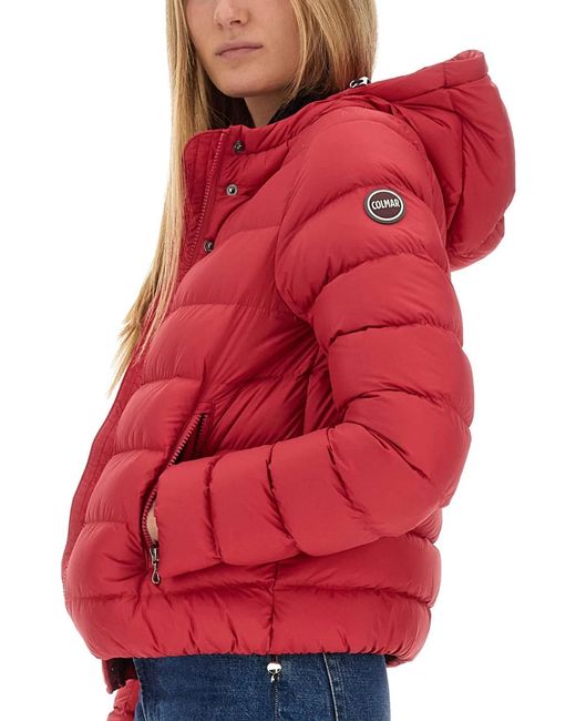 Colmar Red Jacket With Logo