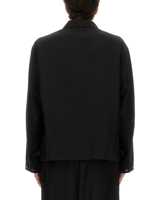 Y-3 Black 3 Refined Wool Jacket for men