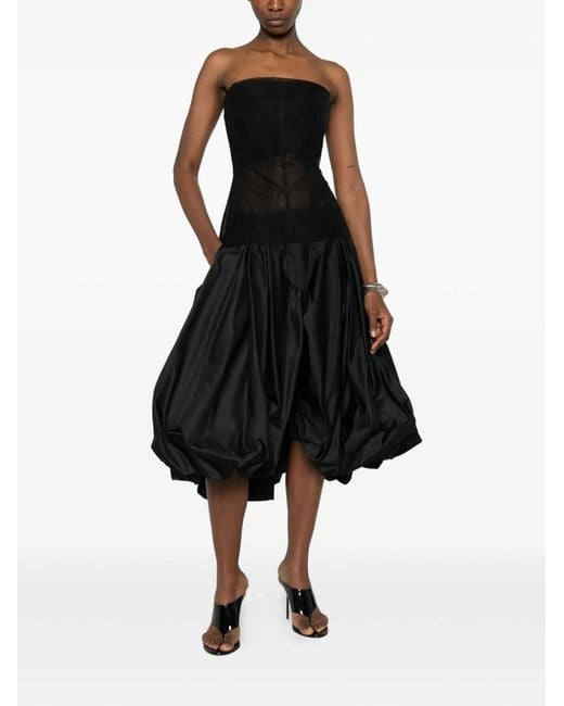 Rick Owens Black Bustier Top