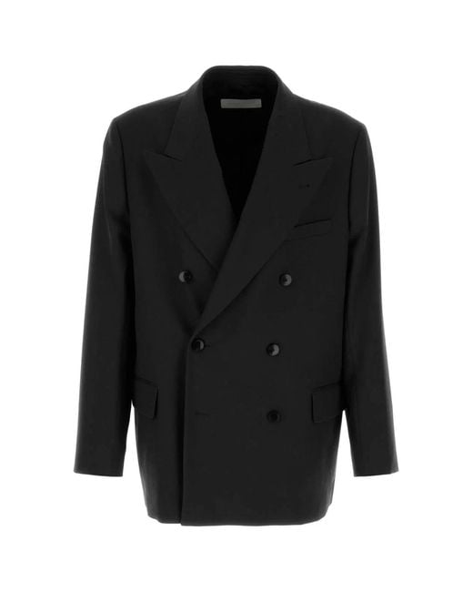 Dries Van Noten Black 01090-Bosier 4265 M.W.Jacket for men