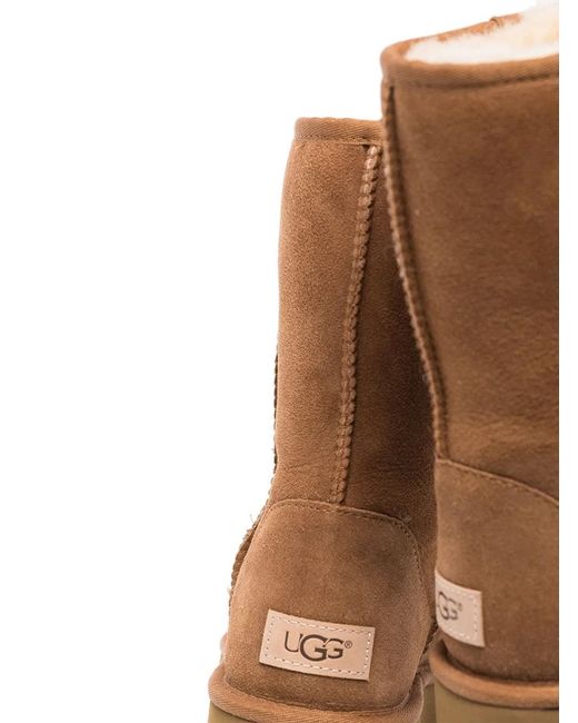 Ugg Brown Classic Short Ii Suede Boots