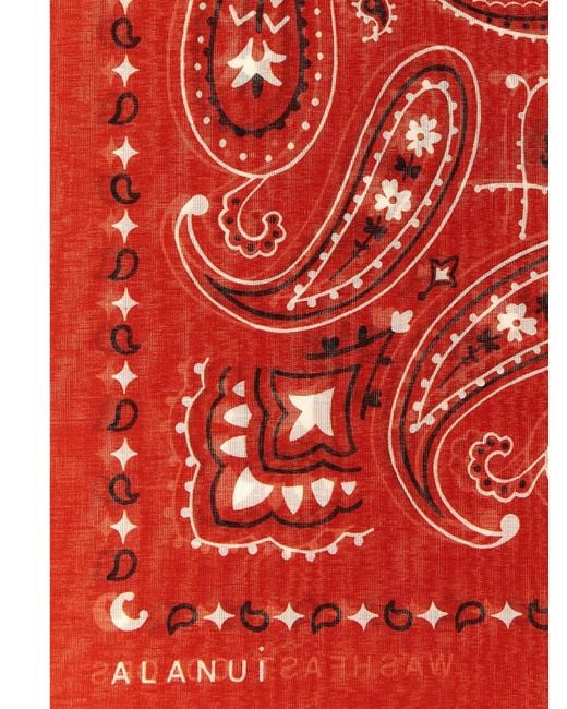 Alanui Red Bandana Paisley