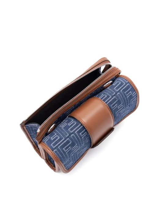 Fendi Blue Baguette Double Bag for men