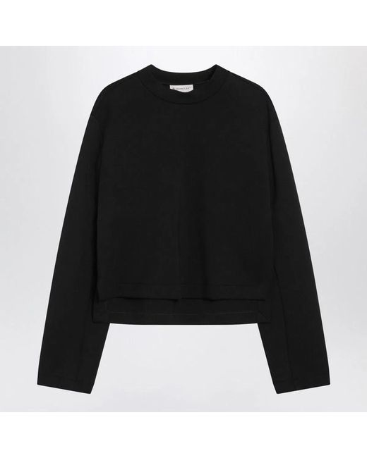 Moncler Genius Black Moncler X Edward Enninful Neoprene Crew Neck Sweatshirt