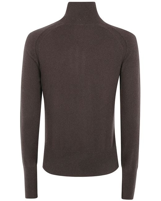 Joseph Black "Oxna" Light Pure Cashmere Turtle Neck