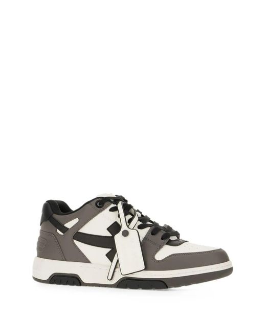 Off-White c/o Virgil Abloh White "Out Of Office Calf Leater" Sneakers