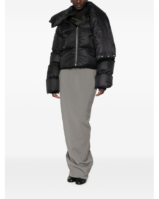 Rick Owens Black "Funnel Neck" Jacket