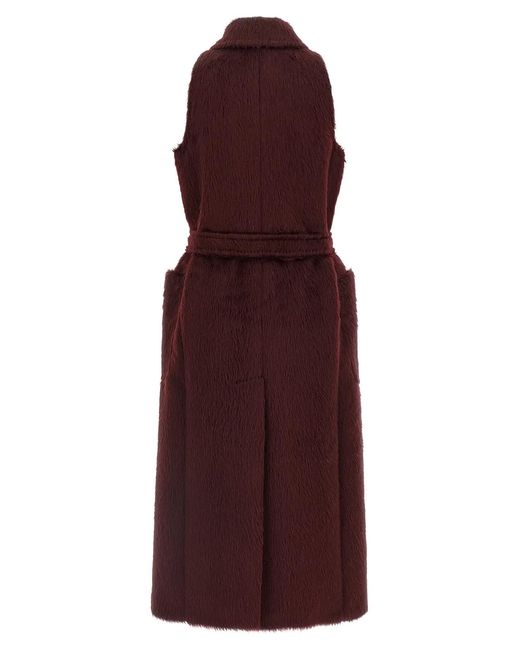 Max Mara Purple 'Abbozzi1234' Coat