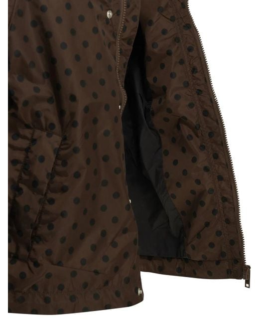 Ganni Brown Light Polka Dot Jacket