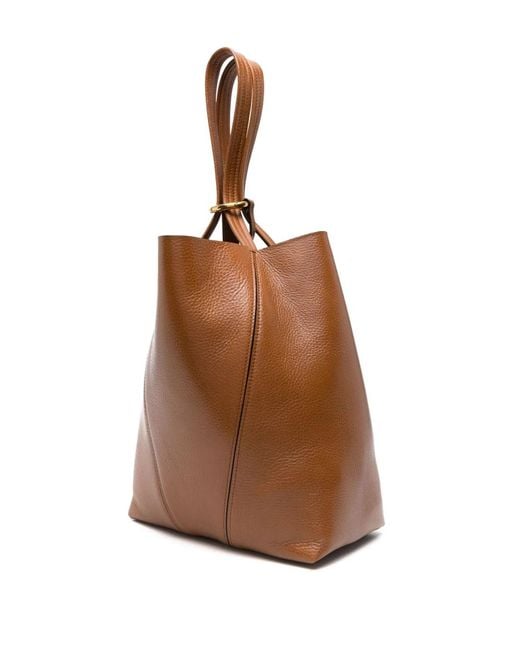 Chloé Brown Tote Bag Spin