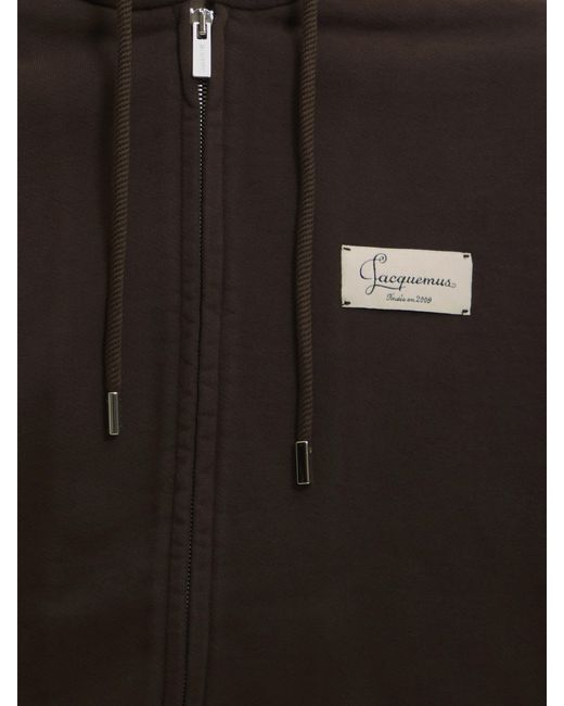 Jacquemus Brown Corso Hoodie for men