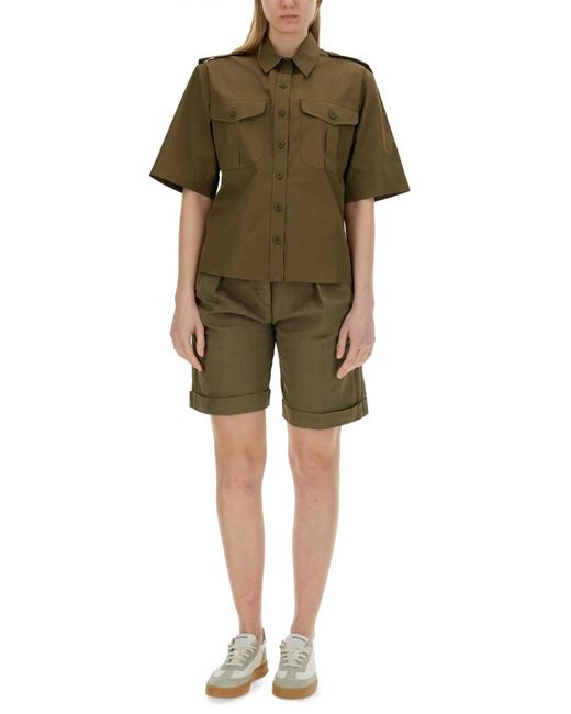 Aspesi Green Cotton Shirt