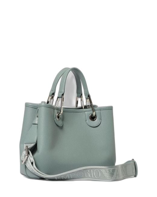 Emporio Armani Gray Myea Small Shopping Bag