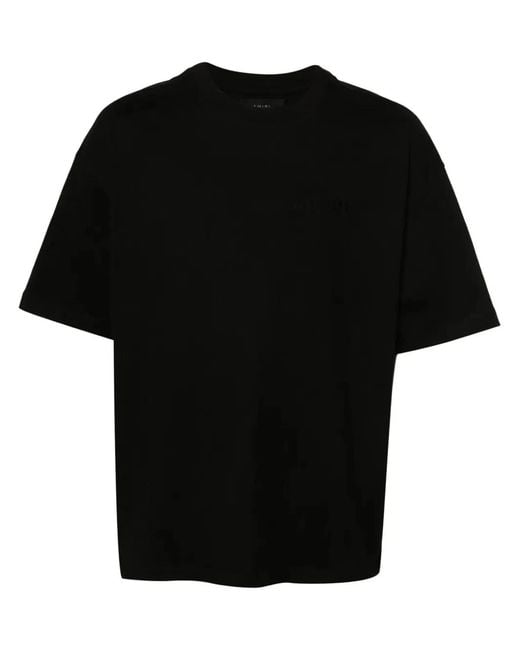 Amiri Black Oversized Tee for men