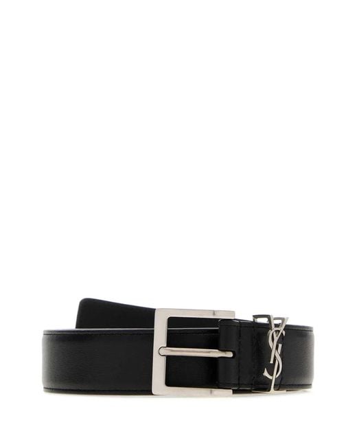 Saint Laurent Black Ysl Cintura for men