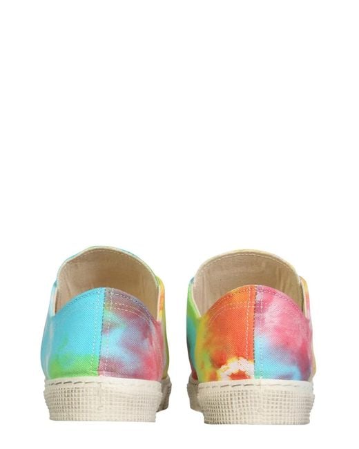 Gienchi Yellow Jean Michel Low Sneakers for men