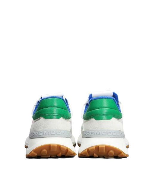 Philippe Model White Antibes Low Sneakers for men